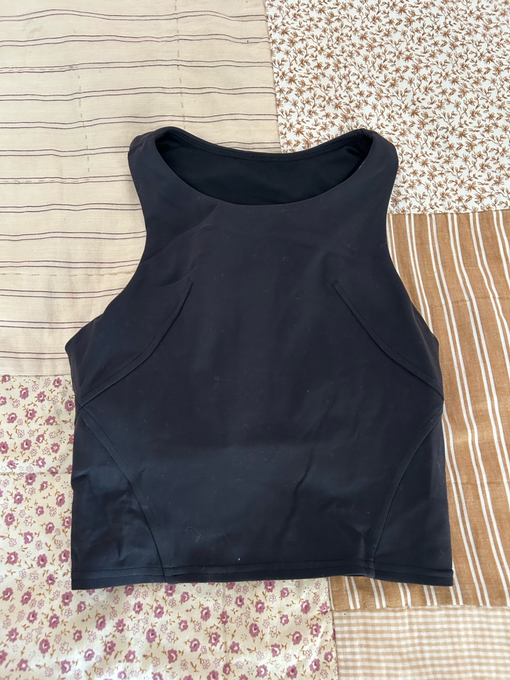 Women’s black Lululemon tank top size 2